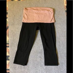 Lululemon reversible capri legging